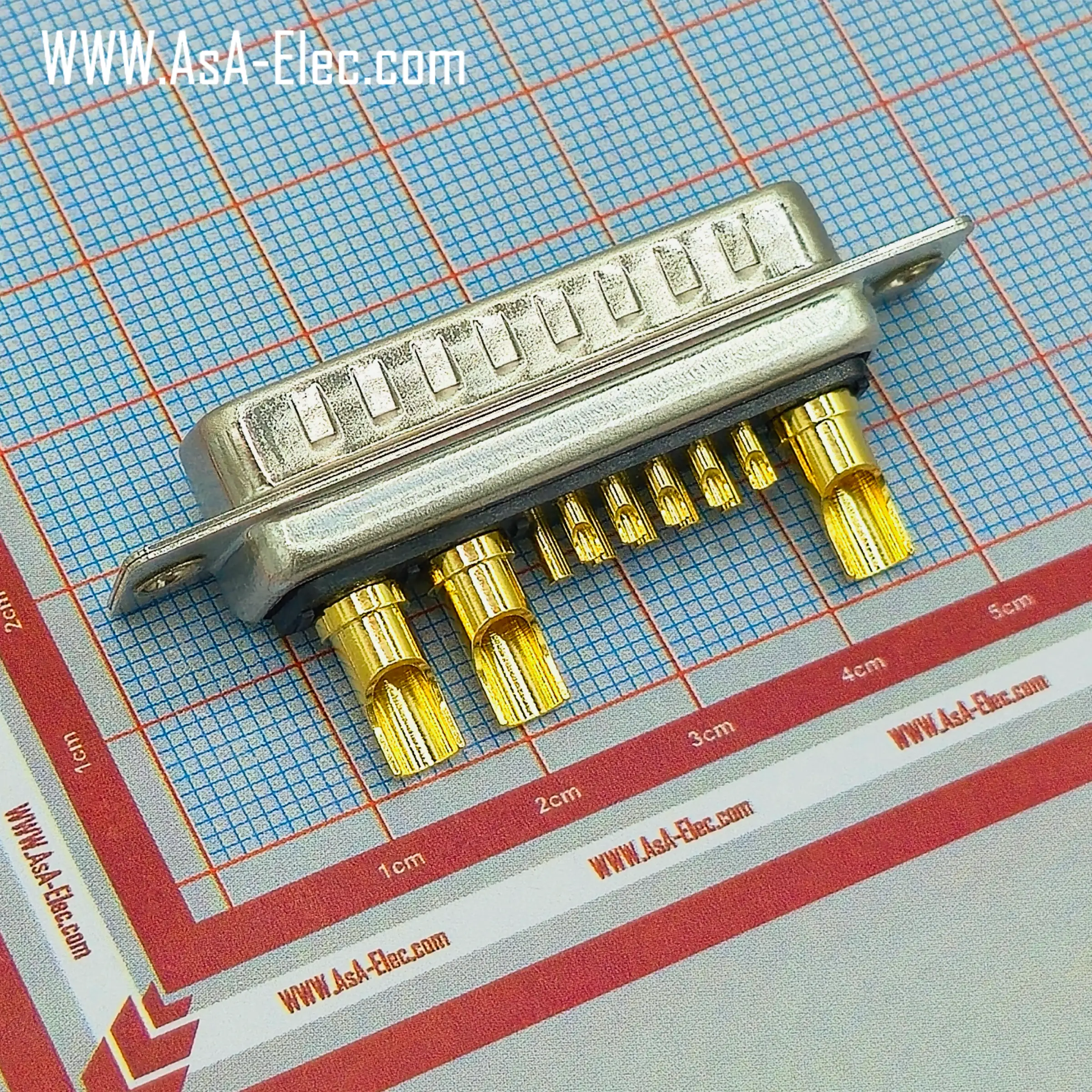 POWER D-SUB 13W3 SOLDER CUP-MALE
